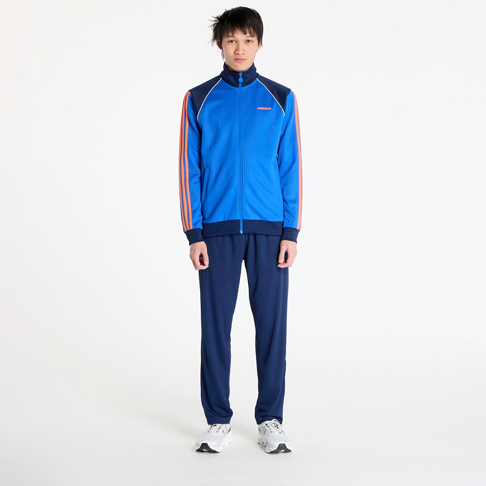 Kapuutsikud ja kampsunid adidas Track Top Blue