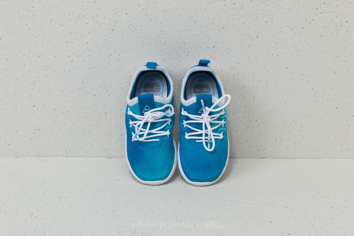 Scarpe e sneakers bambini adidas x Pharrell Williams Tennis HU I Bright Blue/ Ftw White/ Ftw White