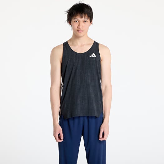 Tanktop adidas Adizero Running Singlet Dark Grey/ Carbon/ Black