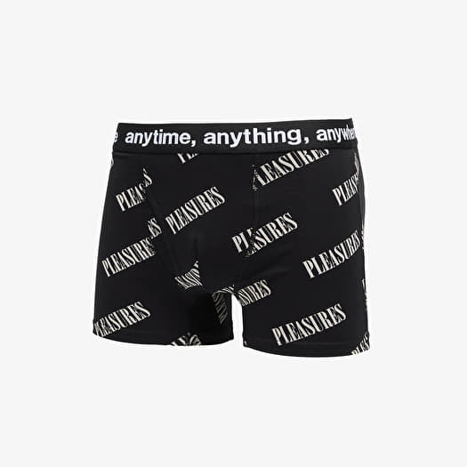 PLEASURES Anytime Boxer Brief Black