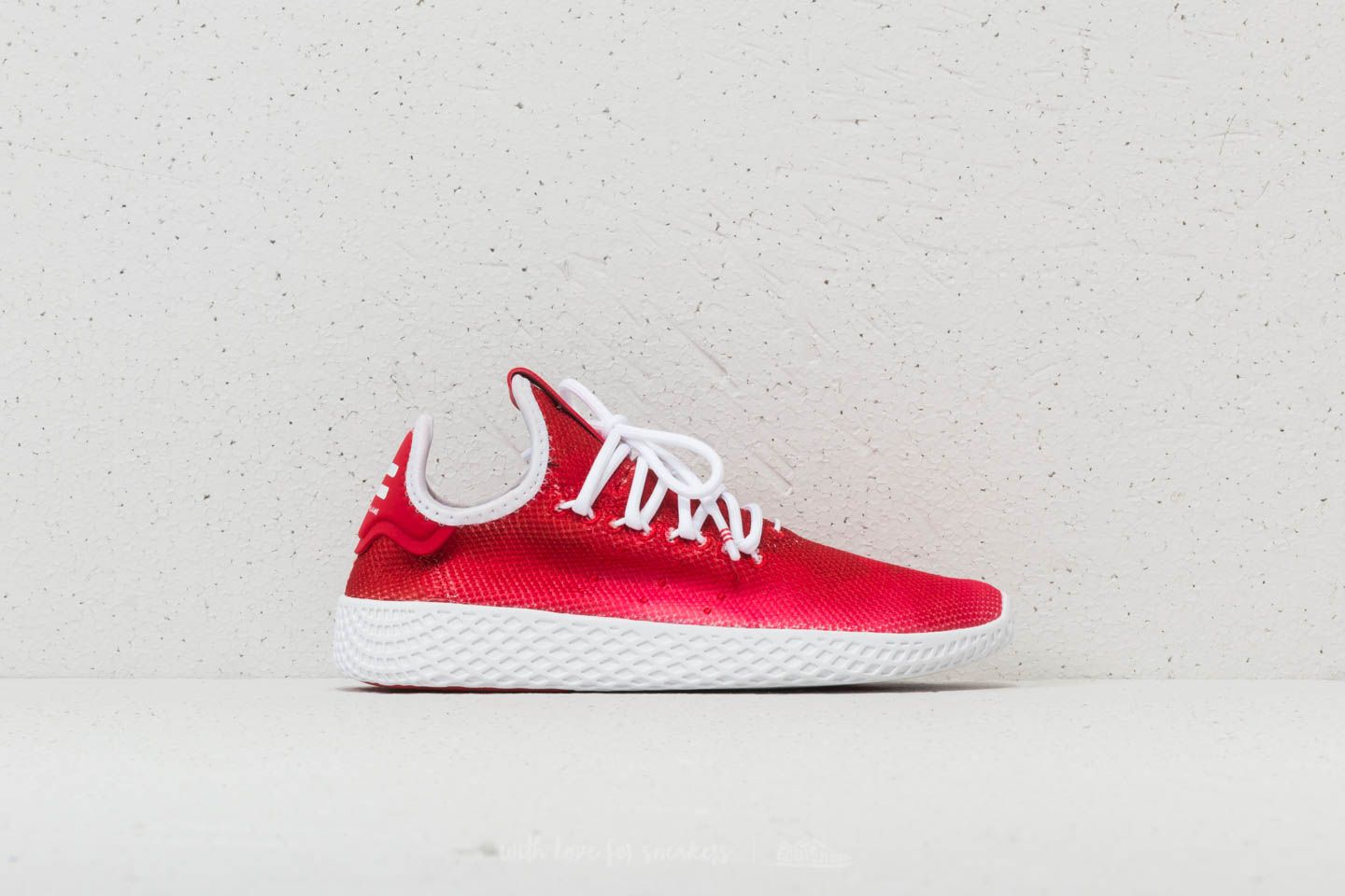 Joggesko og sko for barn adidas x Pharrell Williams Tennis HU J Scarlet/ Ftw White/ Ftw White