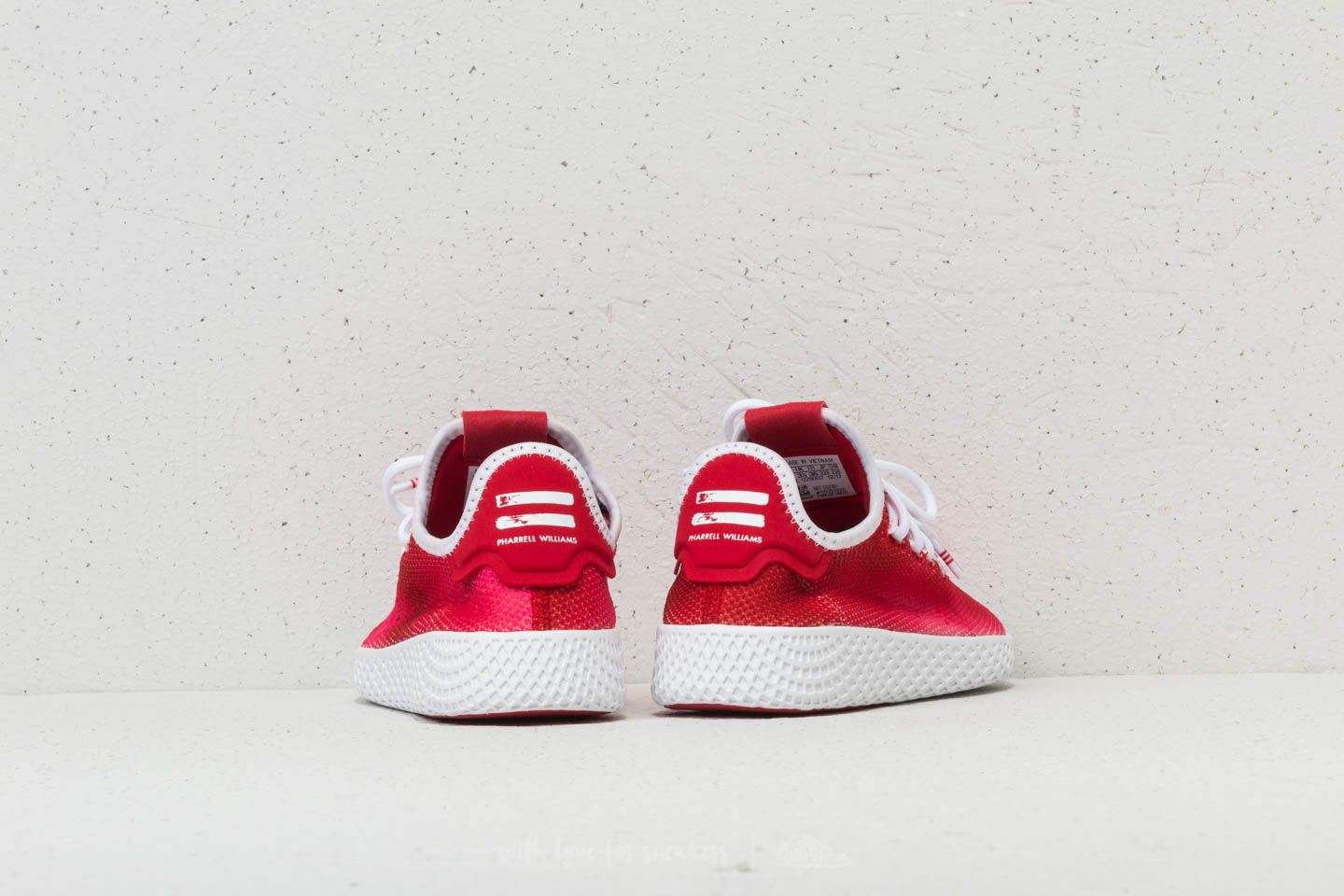 Joggesko og sko for barn adidas x Pharrell Williams Tennis HU J Scarlet/ Ftw White/ Ftw White