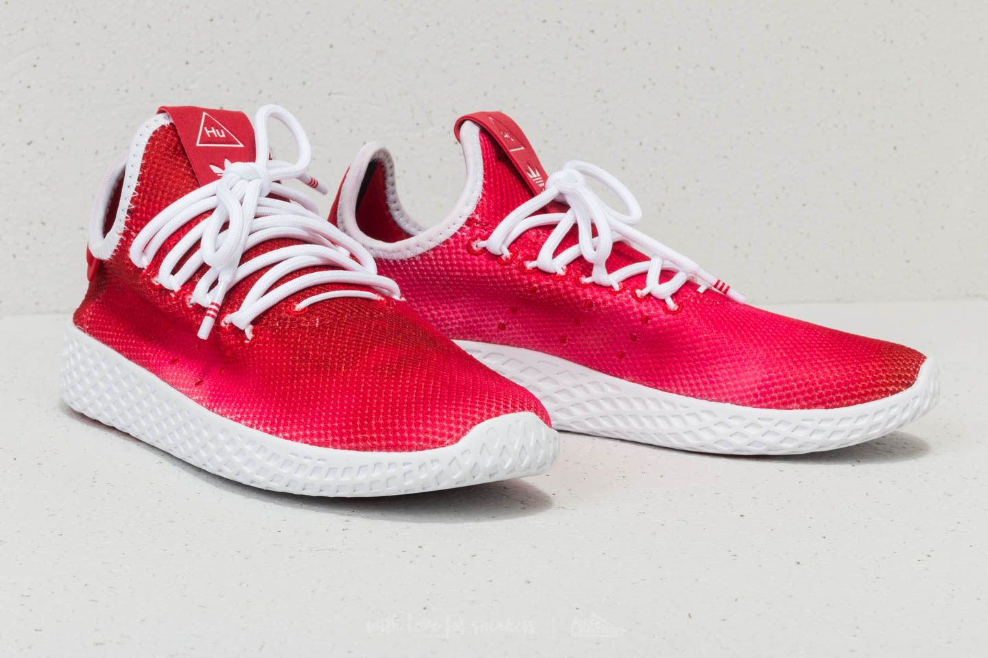 Joggesko og sko for barn adidas x Pharrell Williams Tennis HU J Scarlet/ Ftw White/ Ftw White