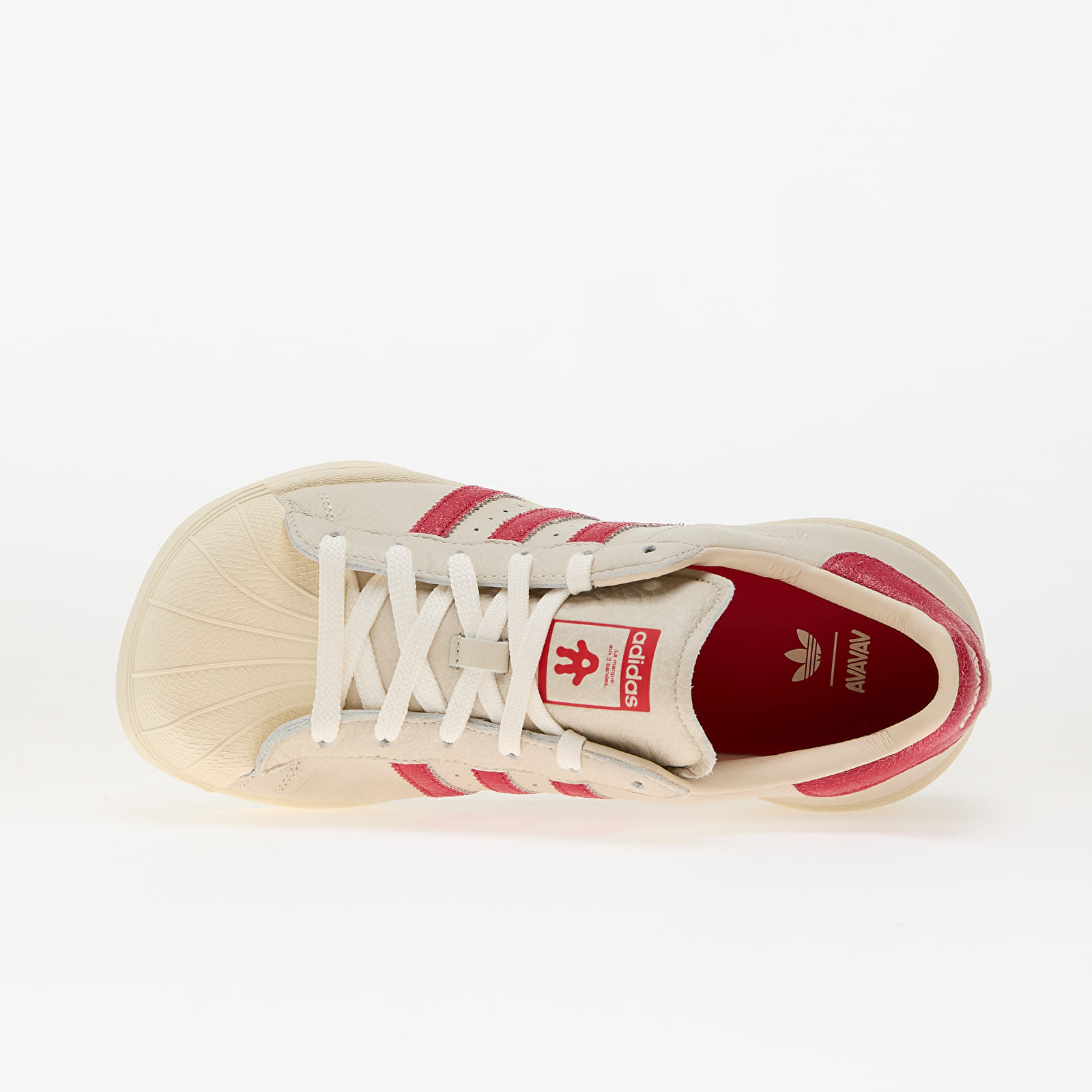 Women's shoes adidas x AVAVAV Sst Modified Crystal White/ Supplier Colour/ Easy Yellow