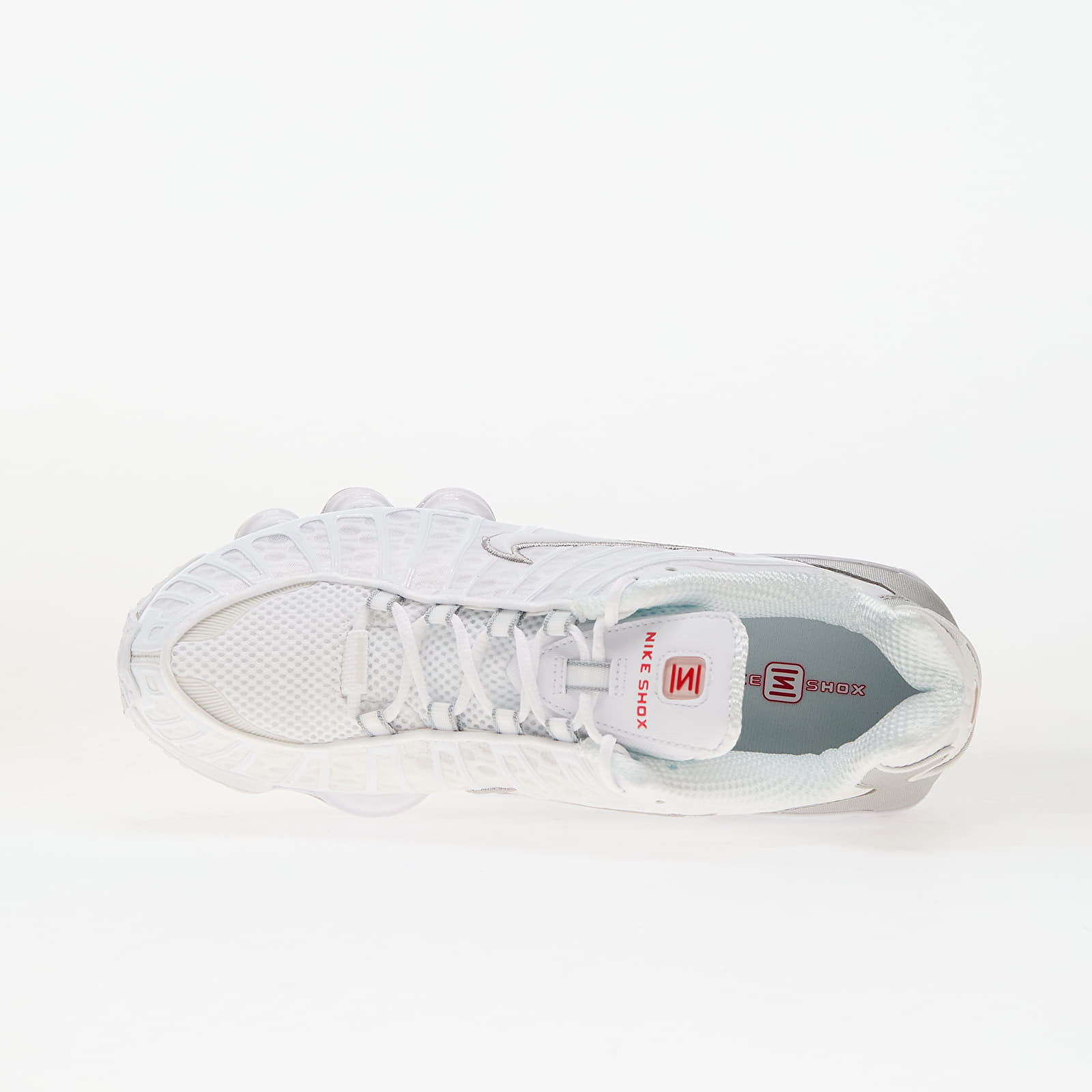 Buty męskie Nike Shox TL White/ White-Metallic Silver-Max Orange