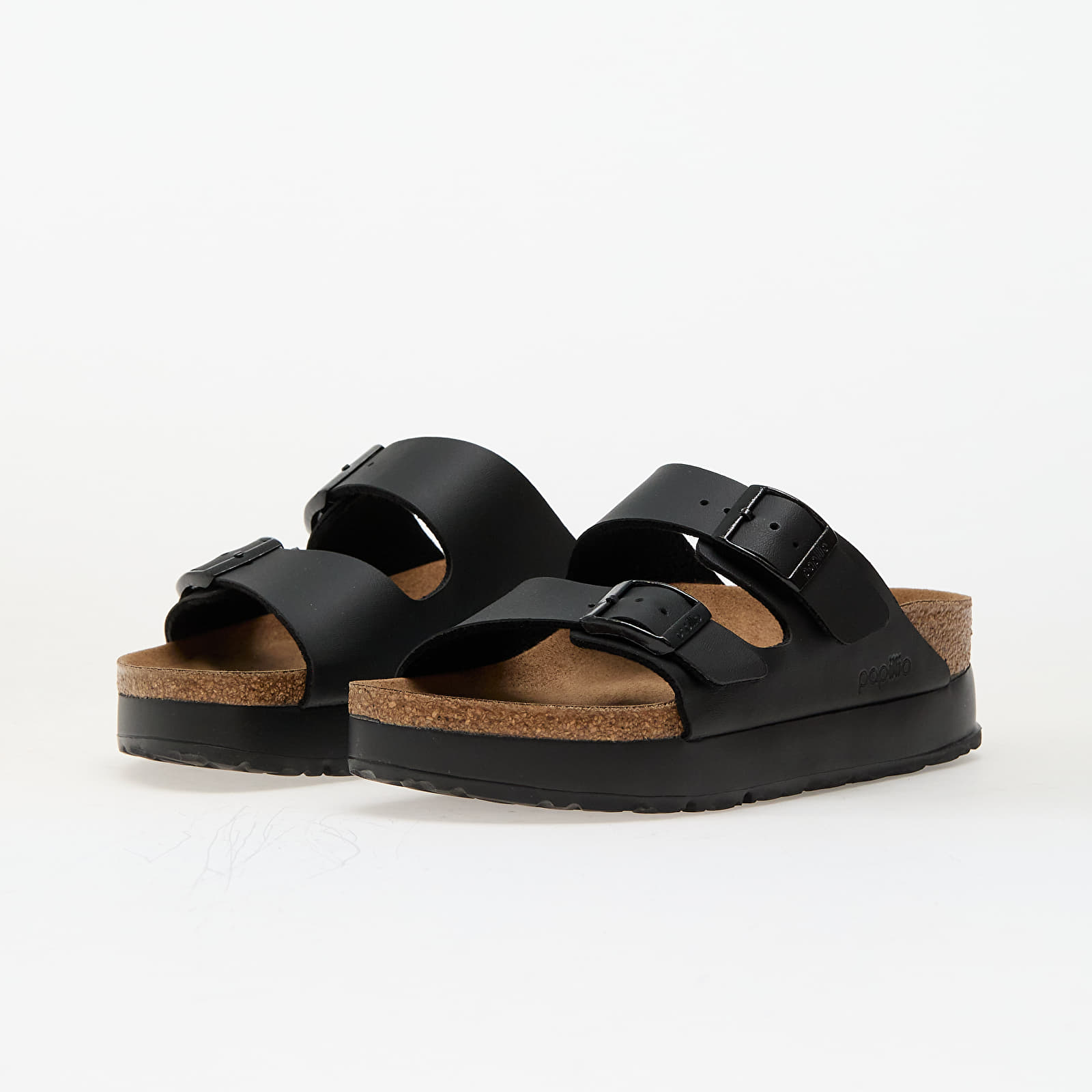 Zapatillas mujer Birkenstock Arizona PAP Flex Platform Birko-Flor Black