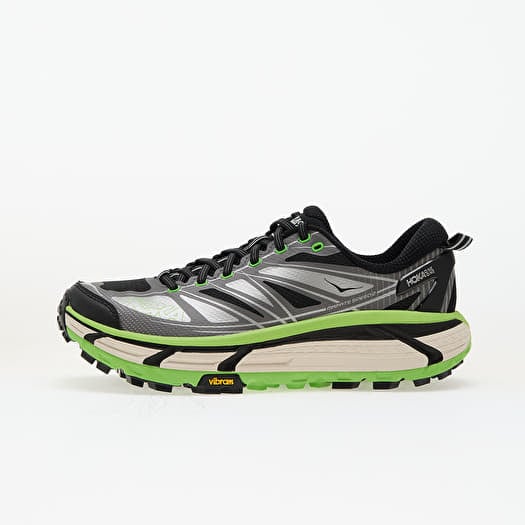 Hoka® U Mafate Speed 2 Black/ Electric Green