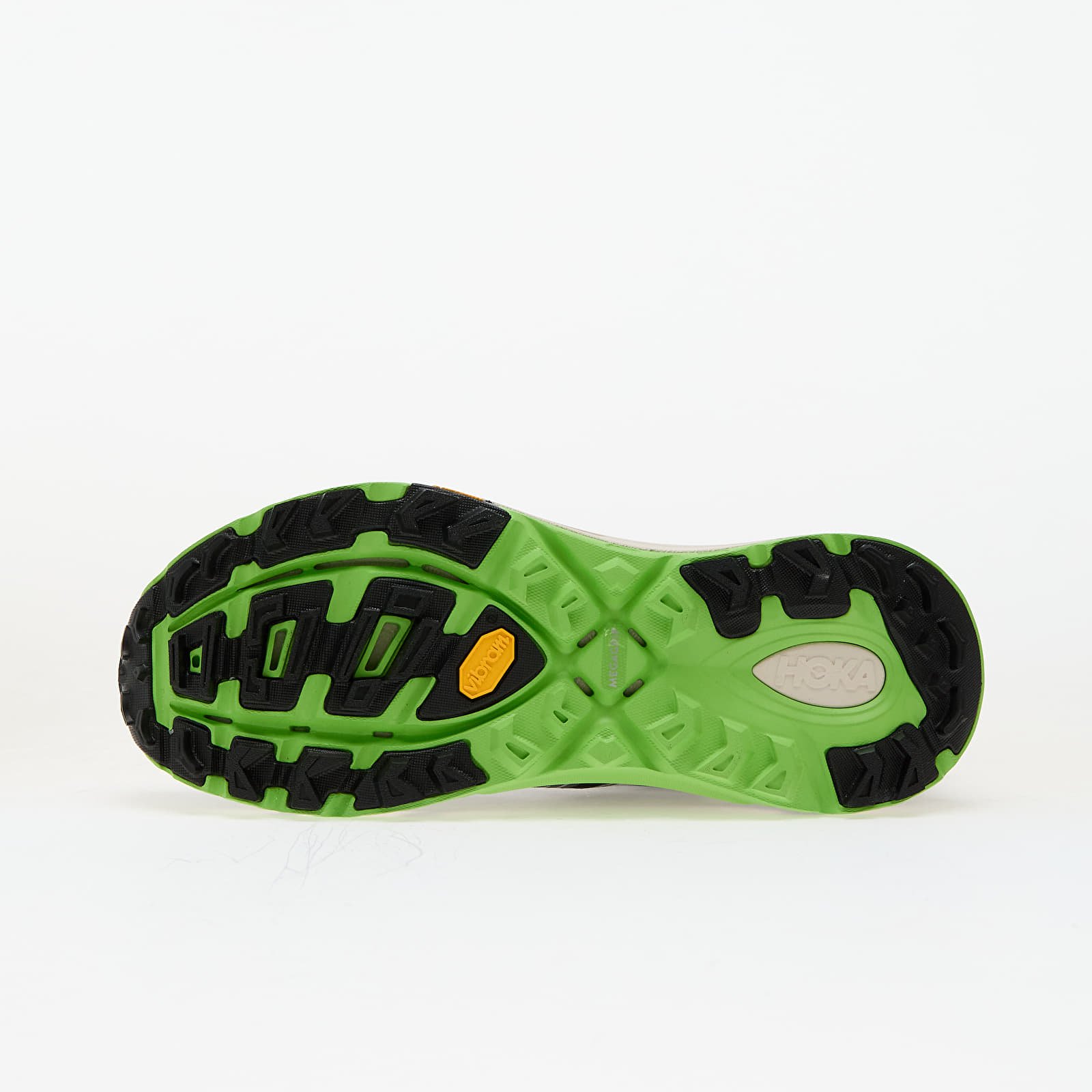 Men's shoes Hoka® U Mafate Speed 2 Black/ Electric Green