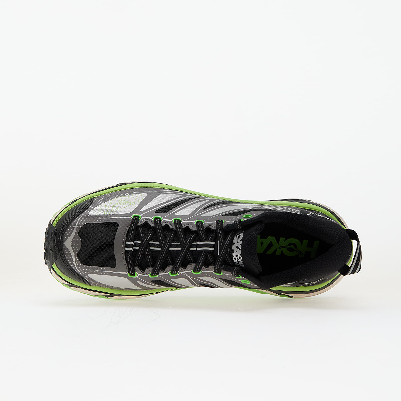 Men's shoes Hoka® U Mafate Speed 2 Black/ Electric Green