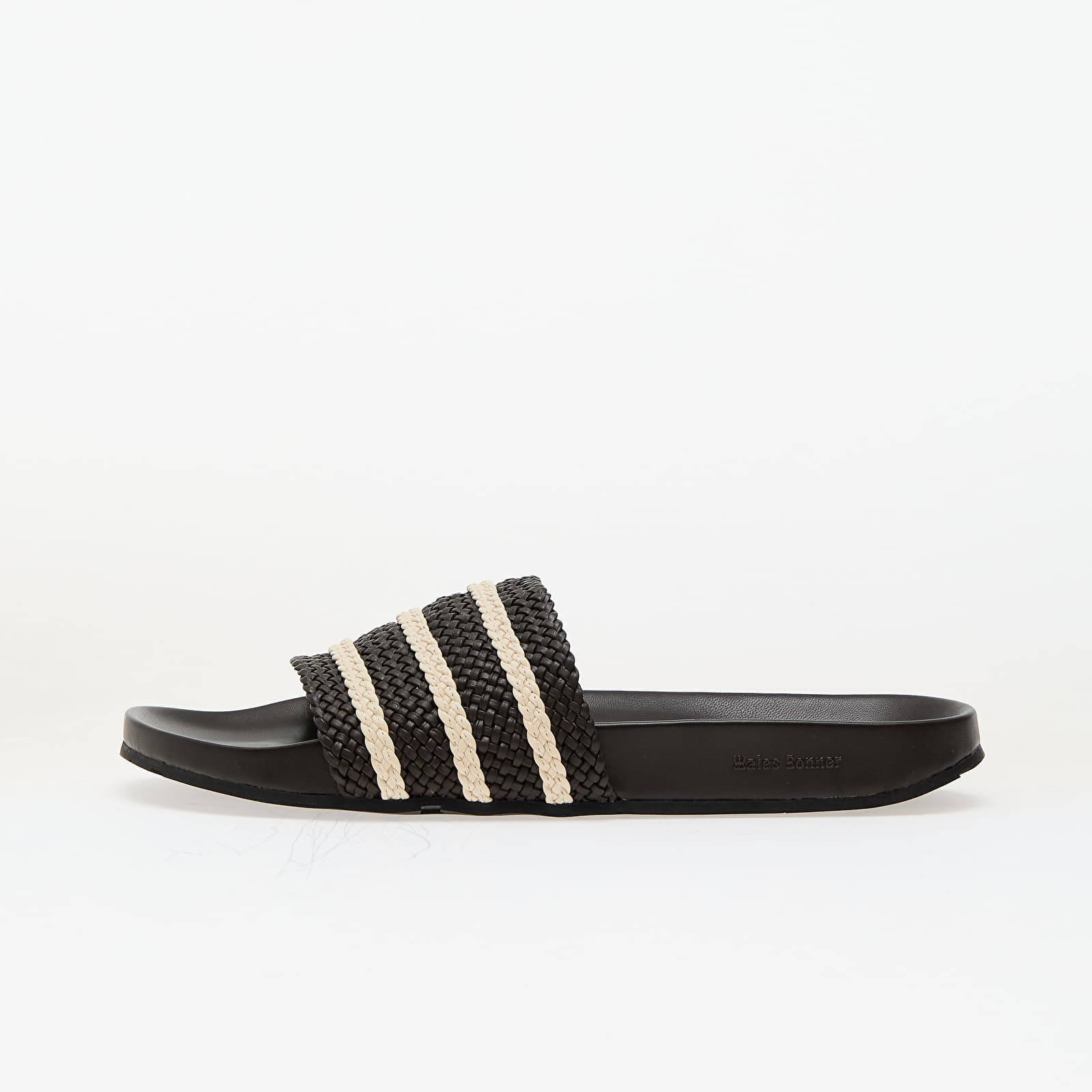 Levně Tenisky adidas x Wales Bonner Adilette Dark Brown/ Wonder White/ Nbrown