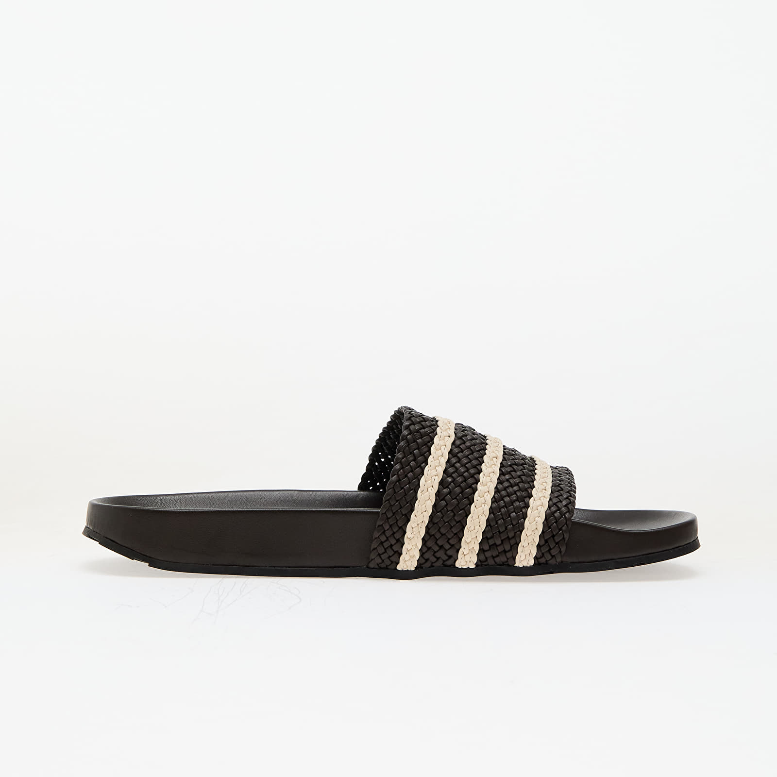 Men's shoes adidas x Wales Bonner Adilette Dark Brown/ Wonder White/ Nbrown
