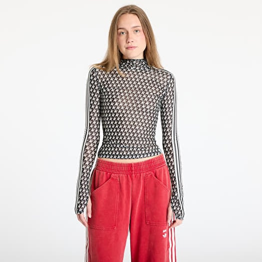 Top adidas x Avavav Mesh Aop Top Black/ Black