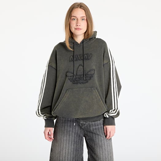 adidas x Avavav Shoulderless Hoodie Dark Grey/ Carbon