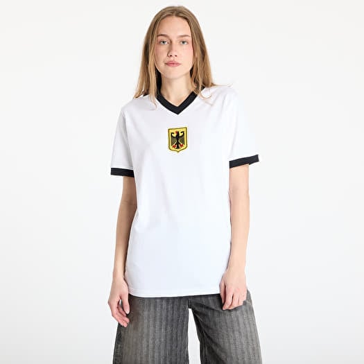 Dres COPA Germany 1970's Retro Football Shirt UNISEX White