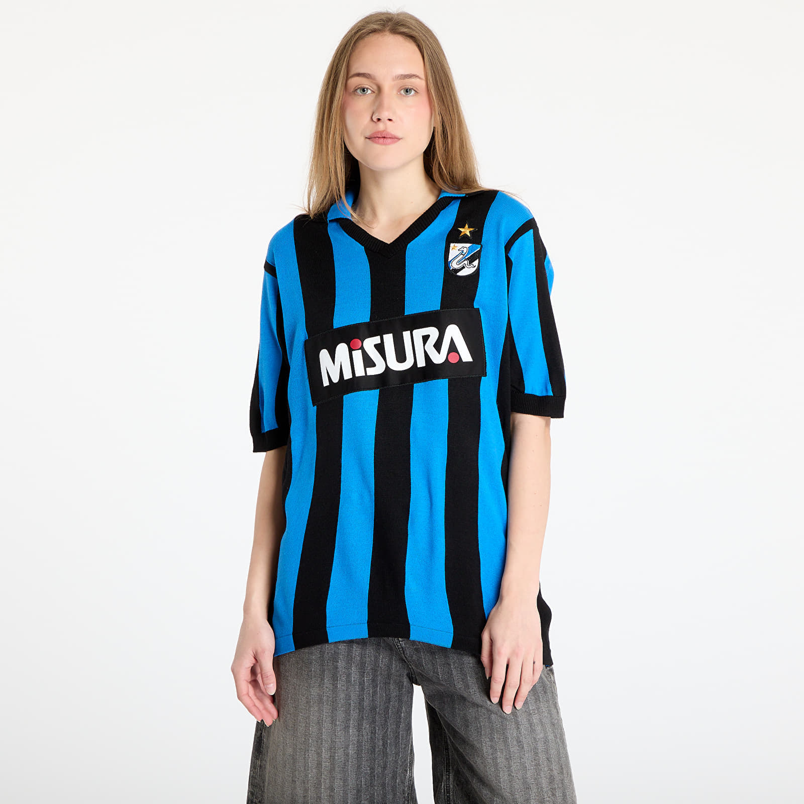 Jersey COPA FC Internazionale 1986 Retro Football Shirt UNISEX Blue/ Black L