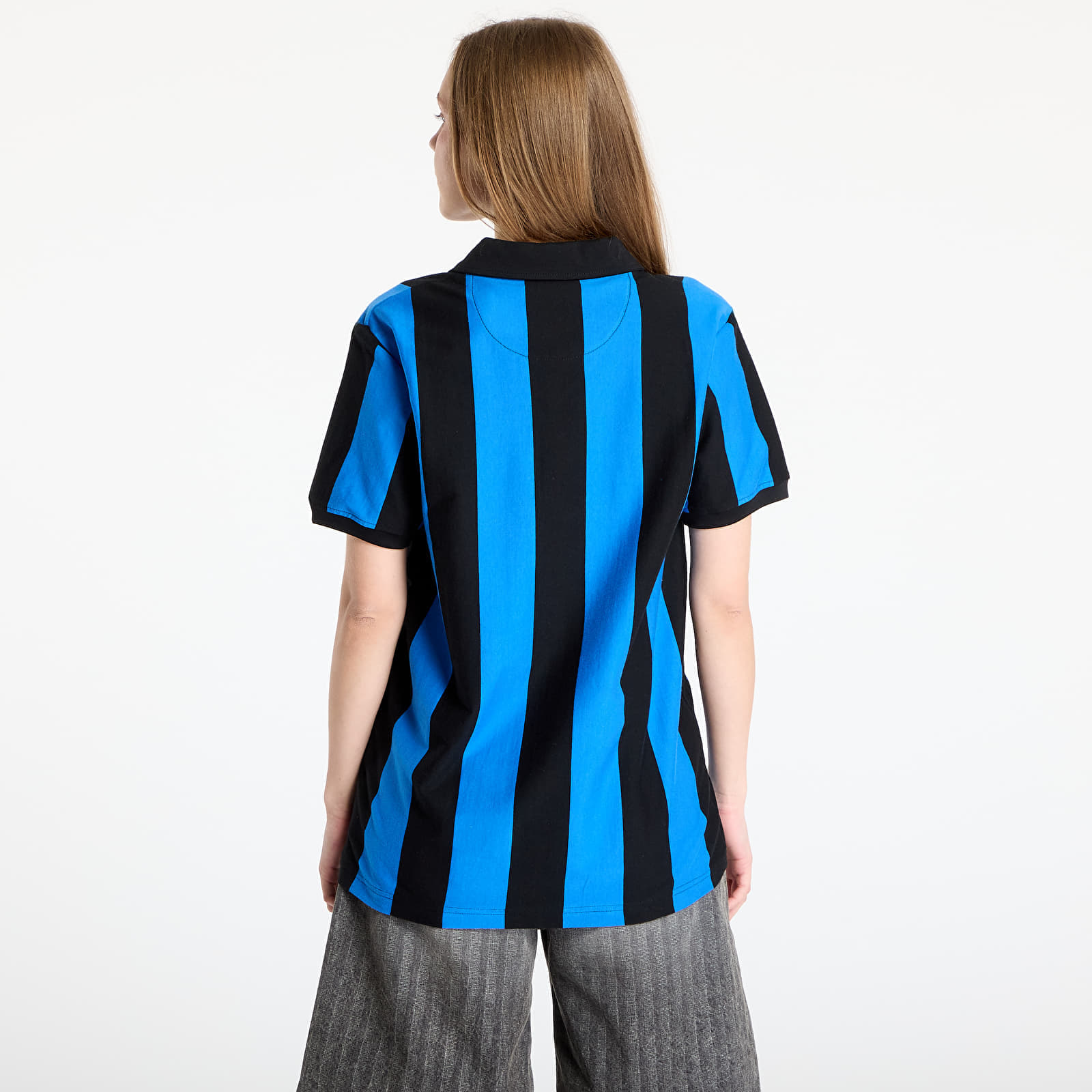 Джърси COPA Club Brugge 1981 - 82 Retro Football Shirt UNISEX Black/ Blue XL