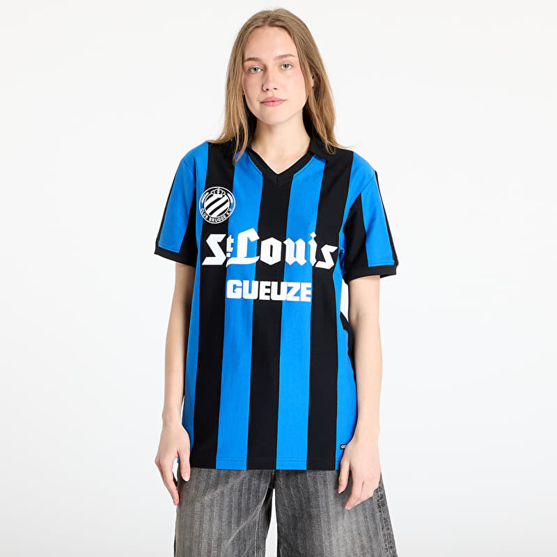 COPA Club Brugge 1981 - 82 Retro Football Shirt UNISEX Black/ Blue