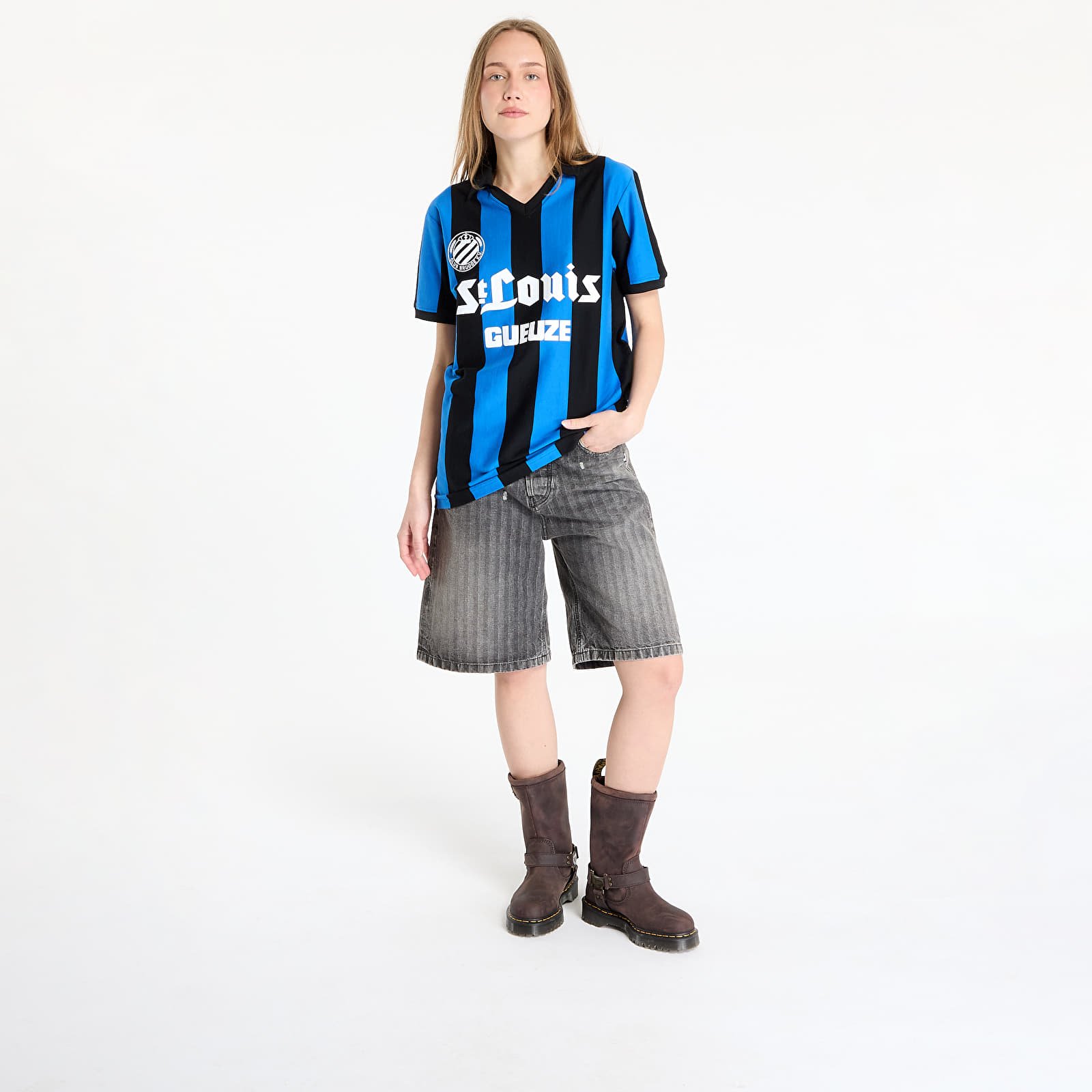 Koszulki COPA Club Brugge 1981 - 82 Retro Football Shirt UNISEX Black/ Blue