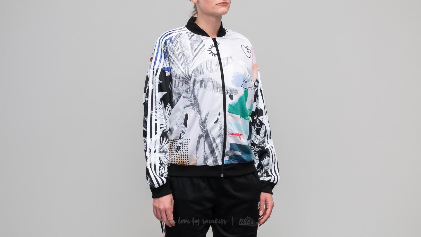 Hoodies en truien adidas Oversized Track Jacket Multicolor