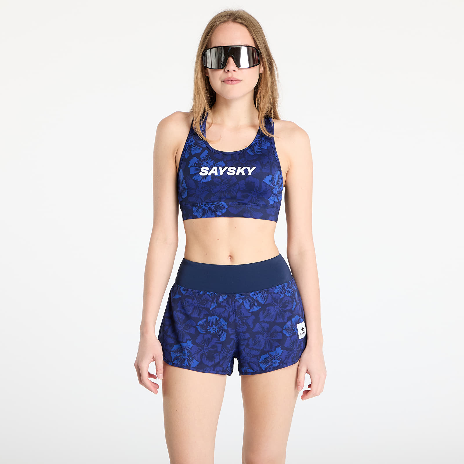 Sujetadores SAYSKY W Flower Combat Sports Bra Blue AOP