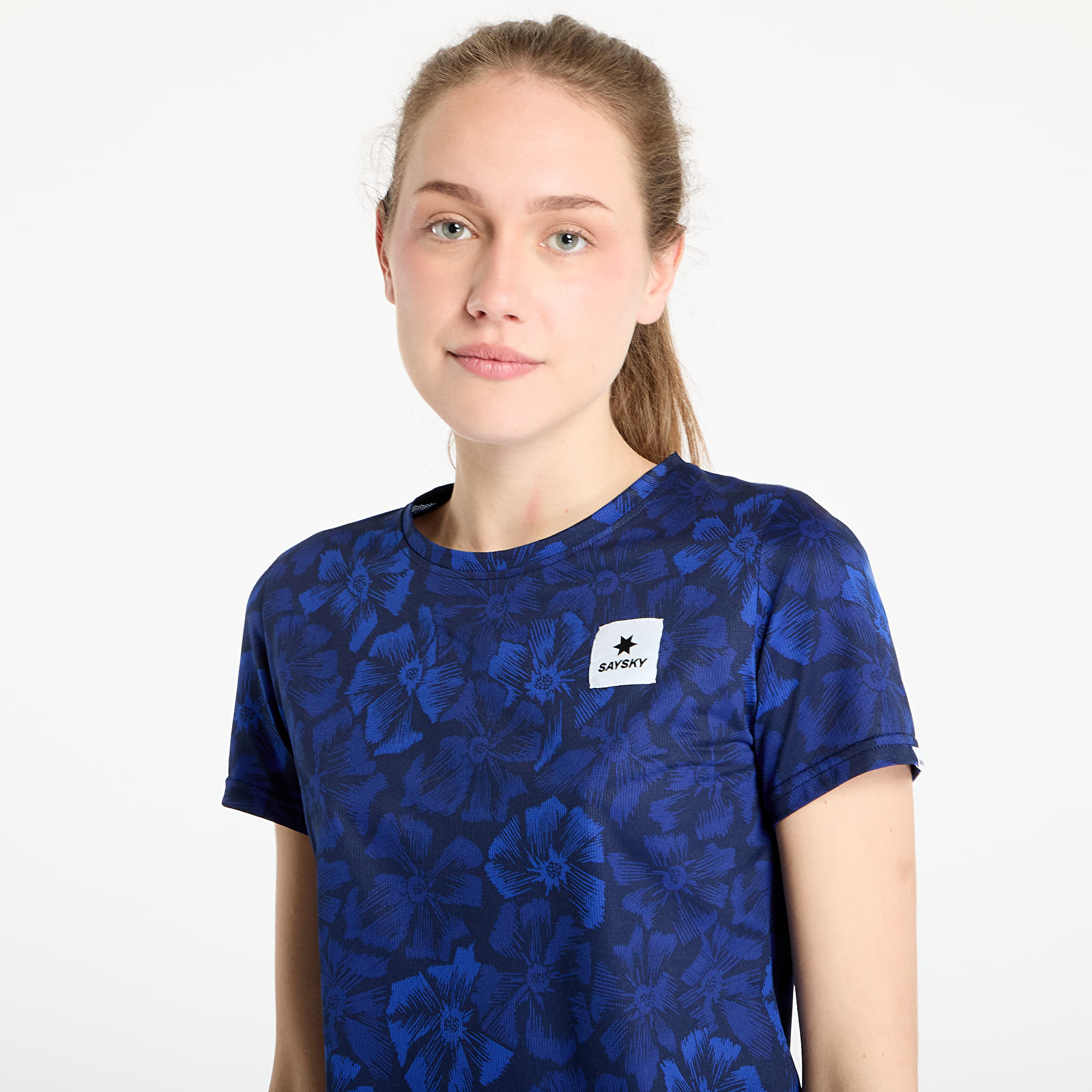 T-shirts SAYSKY W Flower Combat T-Shirt Blue AOP