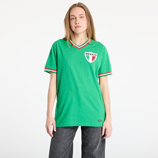 Dres COPA Mexico Pelé 1980's Retro Football Shirt UNISEX Green