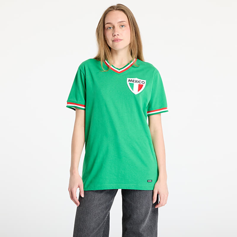 COPA Mexico Pelé 1980's Retro Football Shirt UNISEX Green