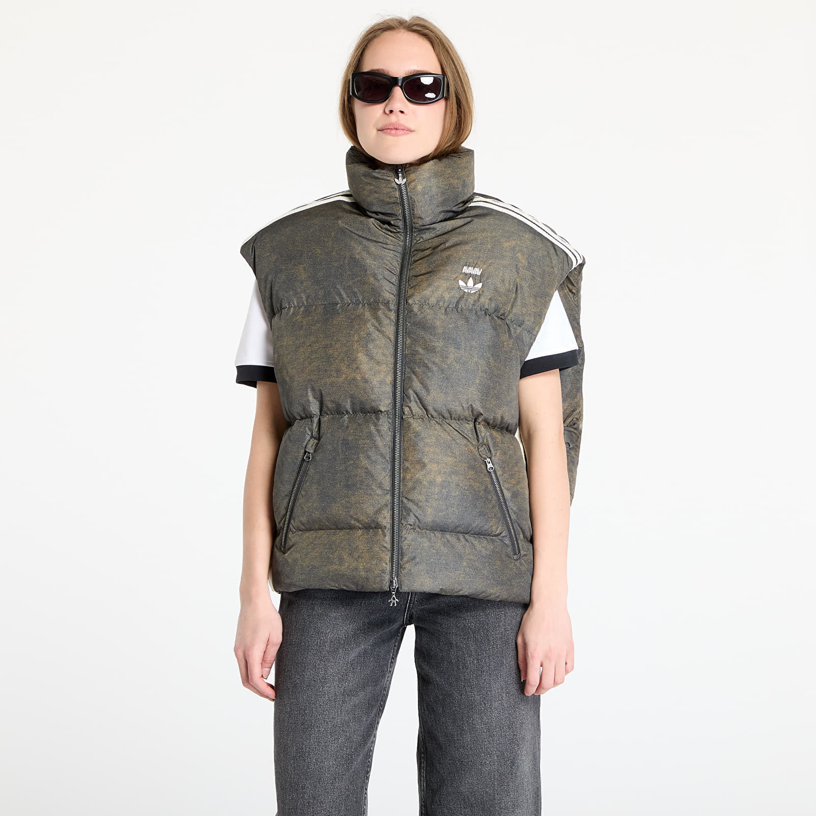 Vest adidas x Avavav Puffer Vest Dark Grey/ Carbon L
