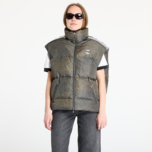 Vestă adidas x Avavav Puffer Vest Dark Grey/ Carbon