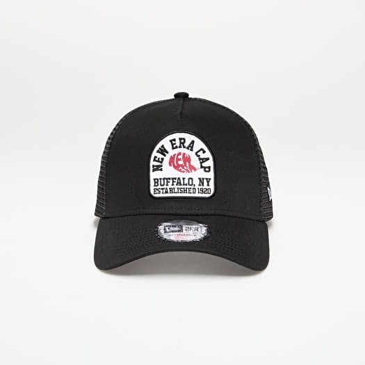 New Era Cotton Patch 9FORTY A-Frame Trucker Adjustable Cap Black