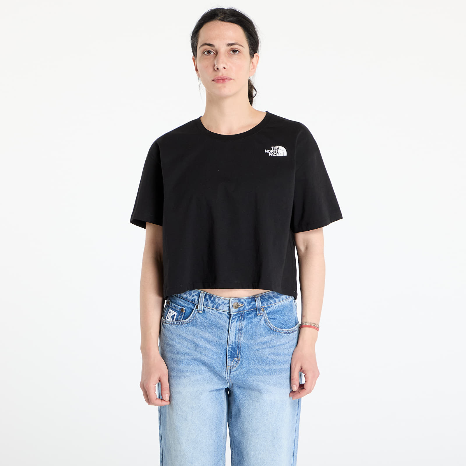 Тениска The North Face Cropped Simple Dome Tee Tnf Black XL
