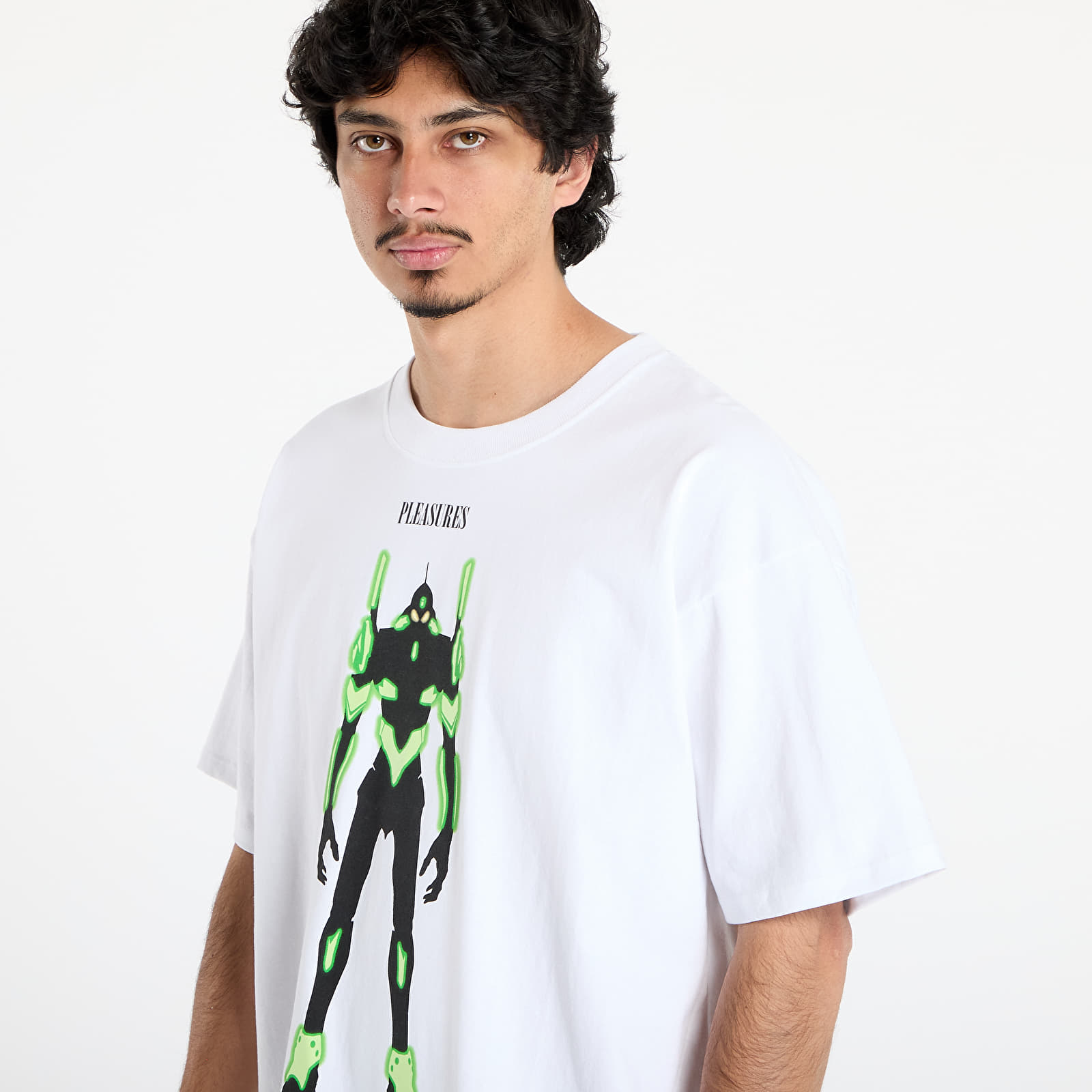 T-särgid PLEASURES Eva 1 T-Shirt White