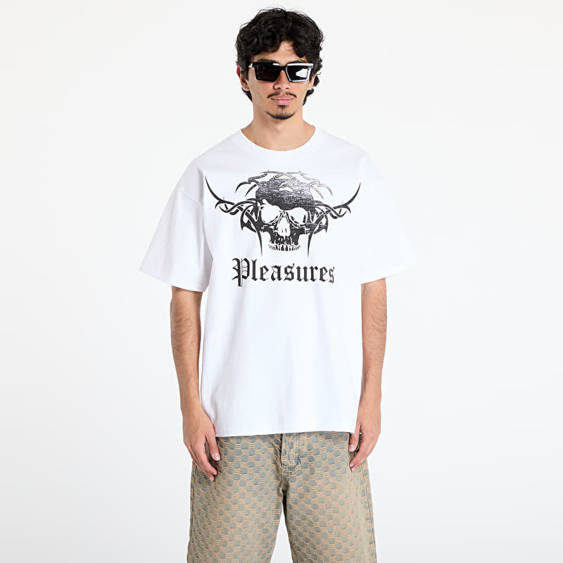 T-skjorte PLEASURES Tradition T-Shirt White