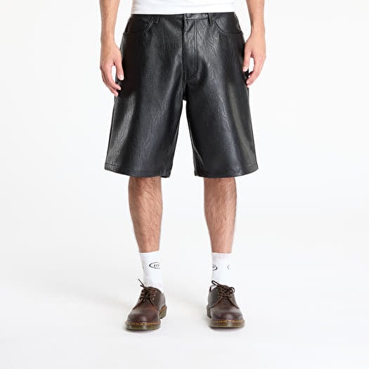 Pantaloni scurți PLEASURES Plaster Baggy Shorts Black