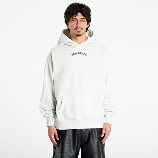 PLEASURES Neural Hoodie Grey Mélange