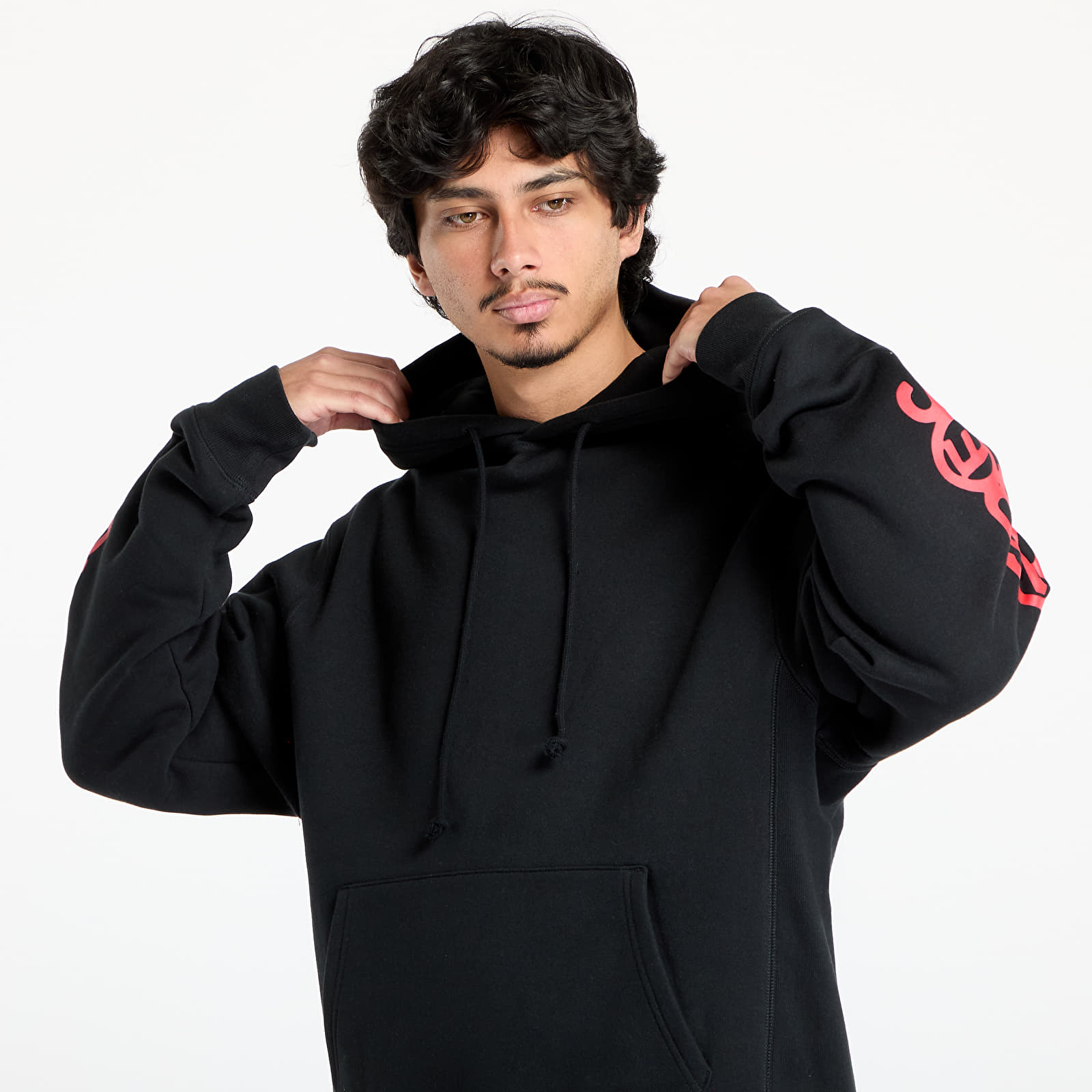 Sweatjacken und Sweatshirts PLEASURES Fanzine Hoodie Black