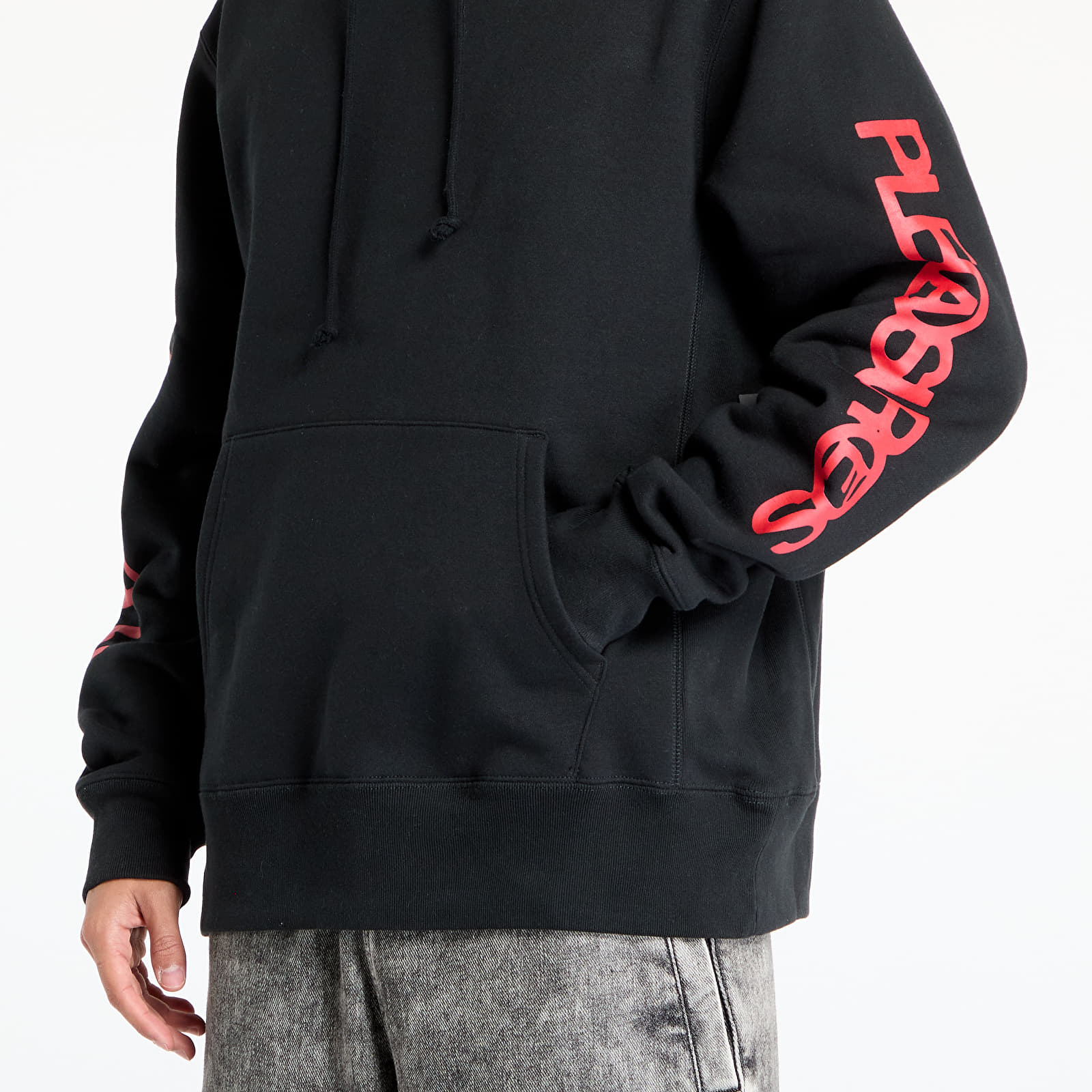 Sweatjacken und Sweatshirts PLEASURES Fanzine Hoodie Black