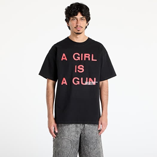 T-shirt PLEASURES Girl Is A Gun T-Shirt Black