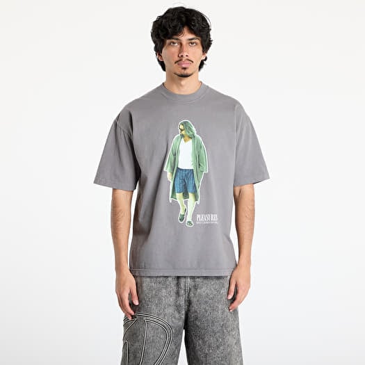 T-shirt PLEASURES Dude T-Shirt Charcoal