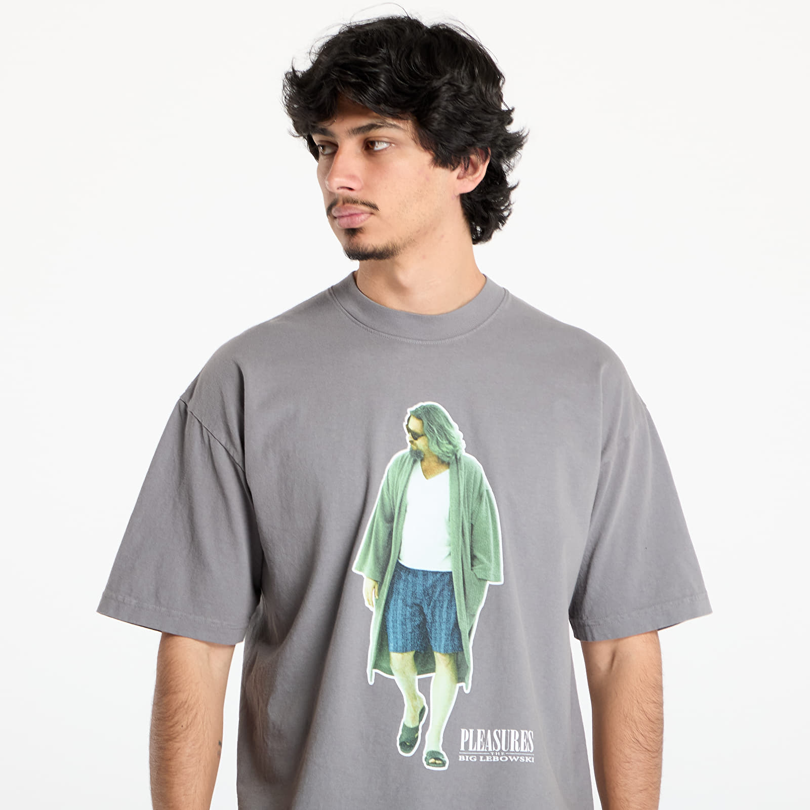 T-krekli PLEASURES Dude T-Shirt Charcoal