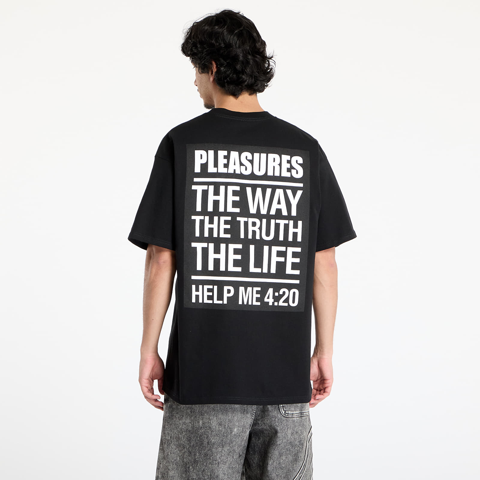 T-shirts PLEASURES Scripture T-Shirt Black