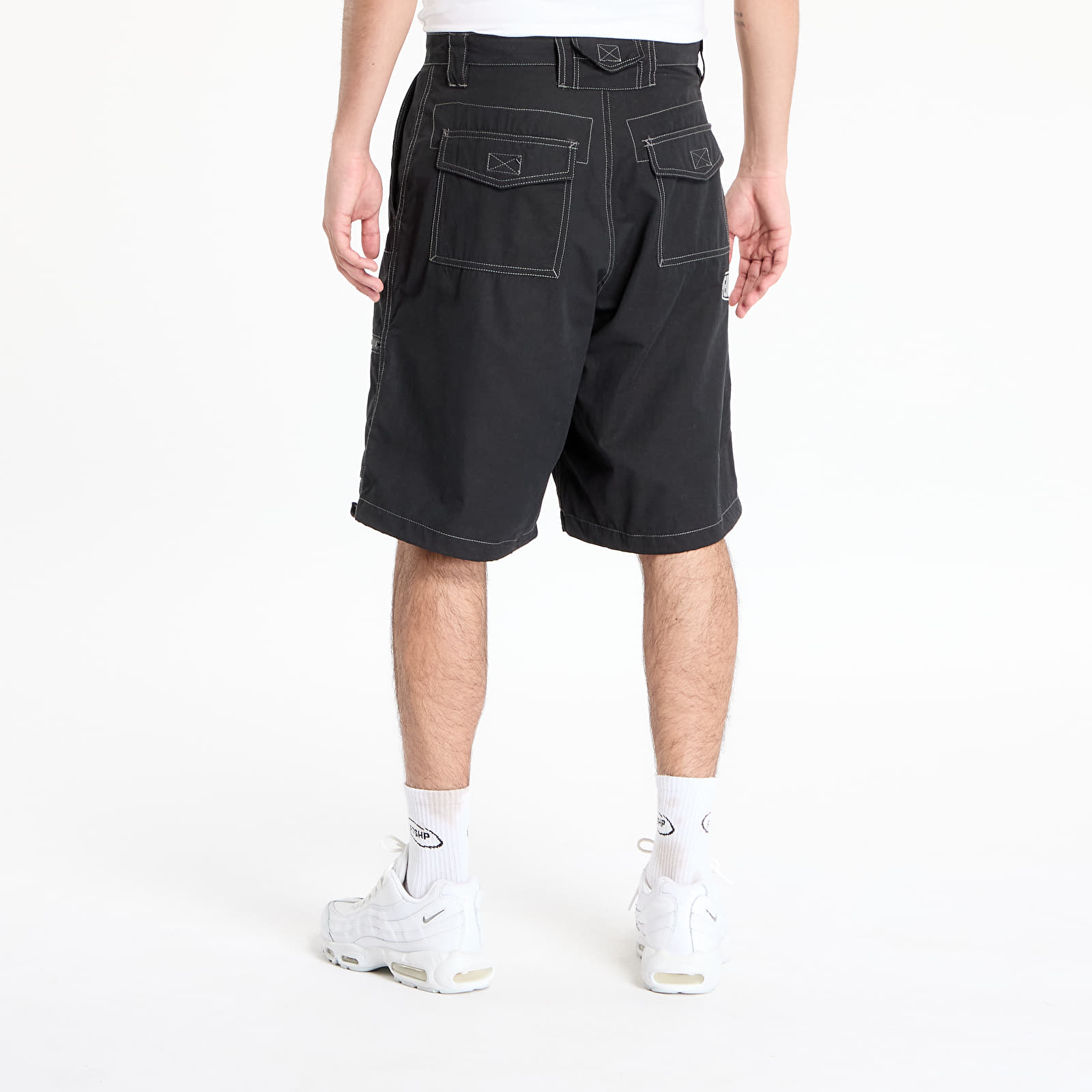 Shorts PLEASURES Raider Cargo Shorts Black
