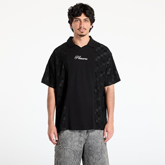 Тениска PLEASURES Planets Polo Black