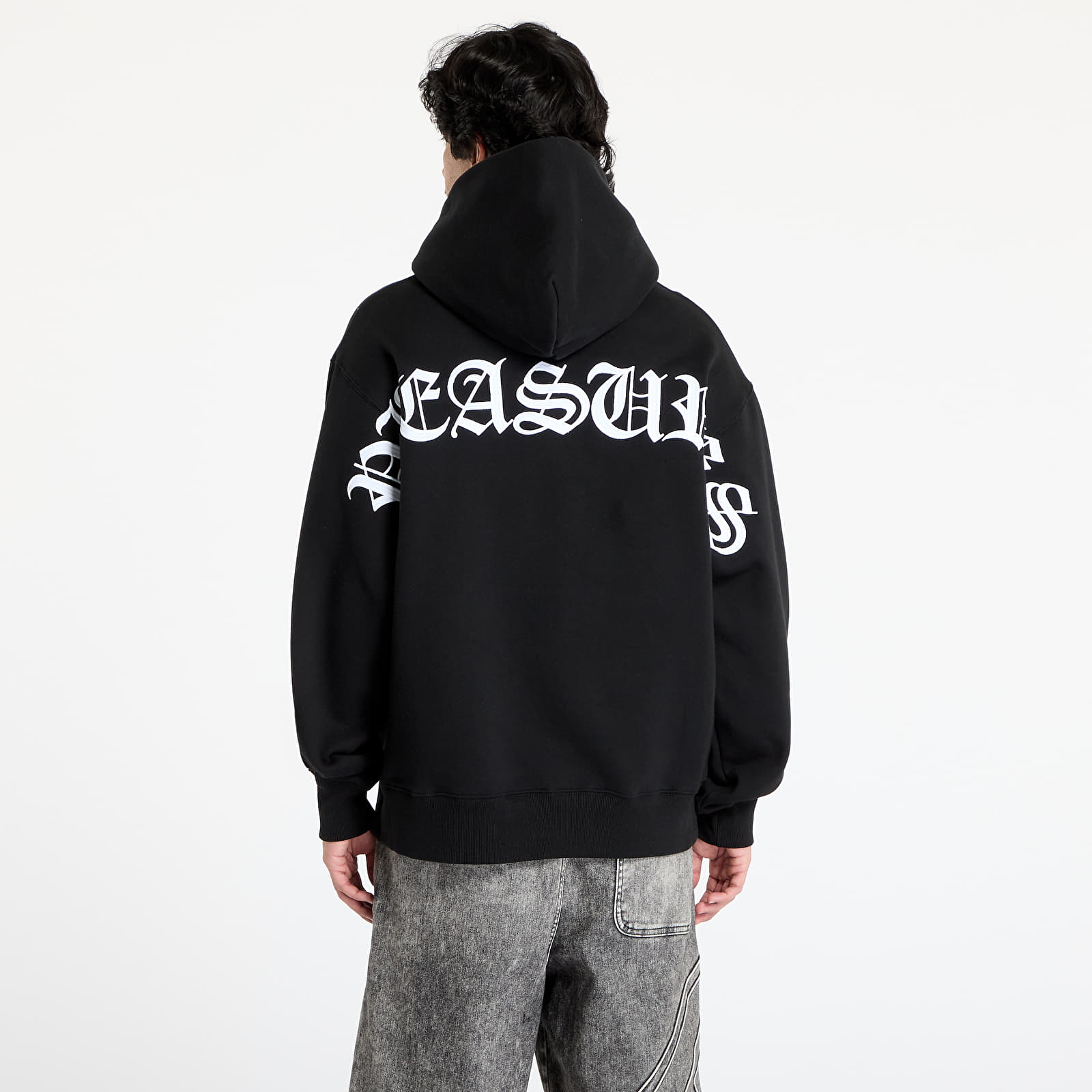 Sweatjacken und Sweatshirts PLEASURES Neural Hoodie Black