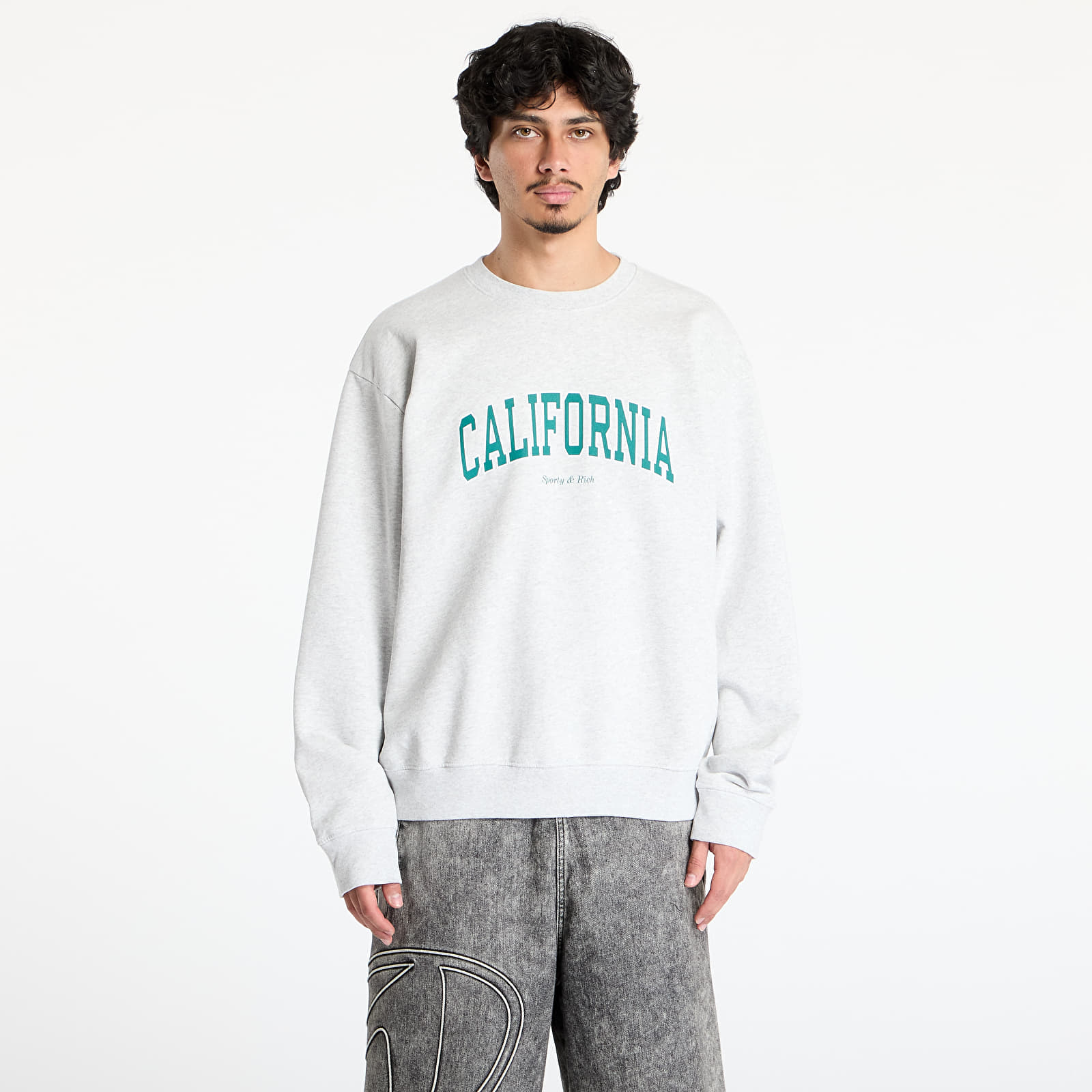 Hoodies and sweatshirts  Sporty & Rich California Crewneck Heather Gray