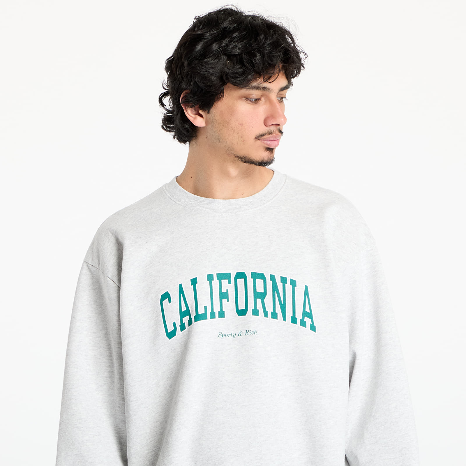 Hoodies and sweatshirts  Sporty & Rich California Crewneck Heather Gray