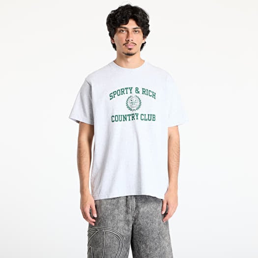 T-shirt Sporty & Rich Varsity Crest T-Shirt Heather Gray