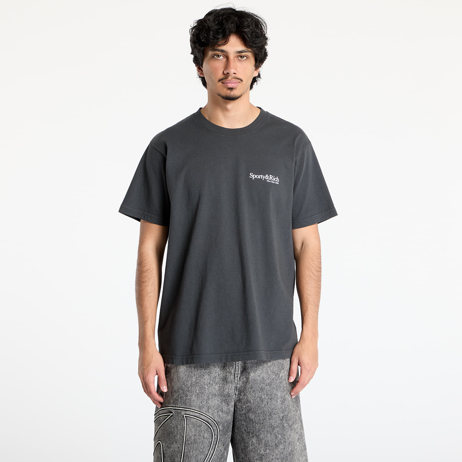 T-shirt Sporty & Rich HWCNY T-Shirt Faded Black XS