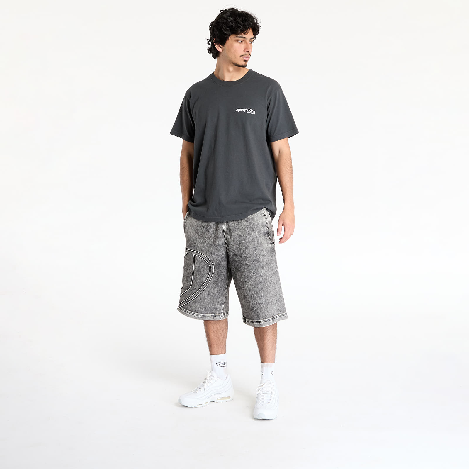 Pólók Sporty & Rich HWCNY T-Shirt Faded Black