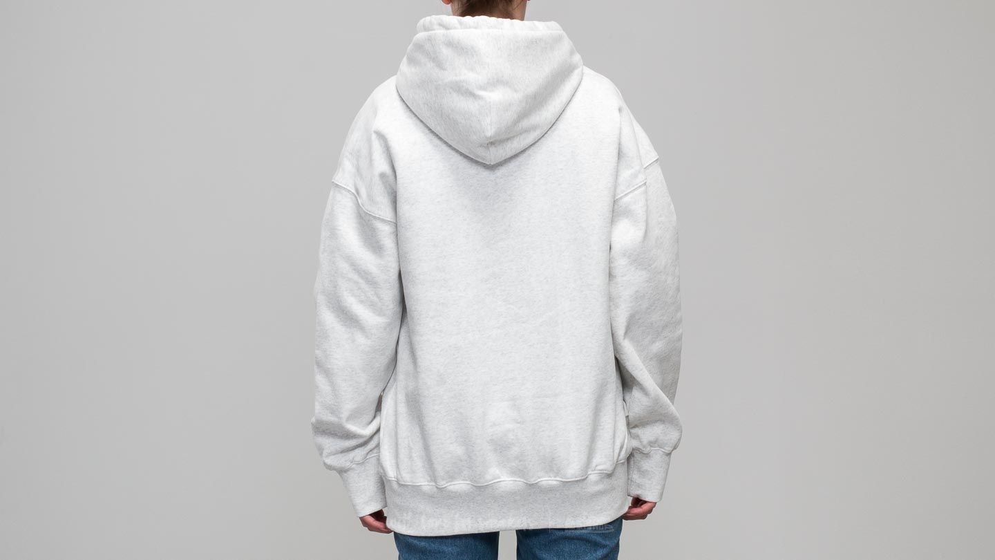 Hupparit ja collegepaidat Stüssy Lennox Oversized Hoodie White Heather
